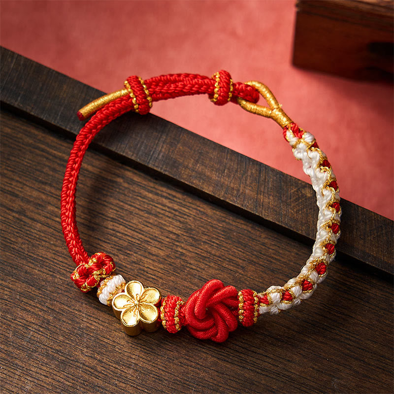 Buddha Stones Mandala Braided Rope Confidence Bracelet